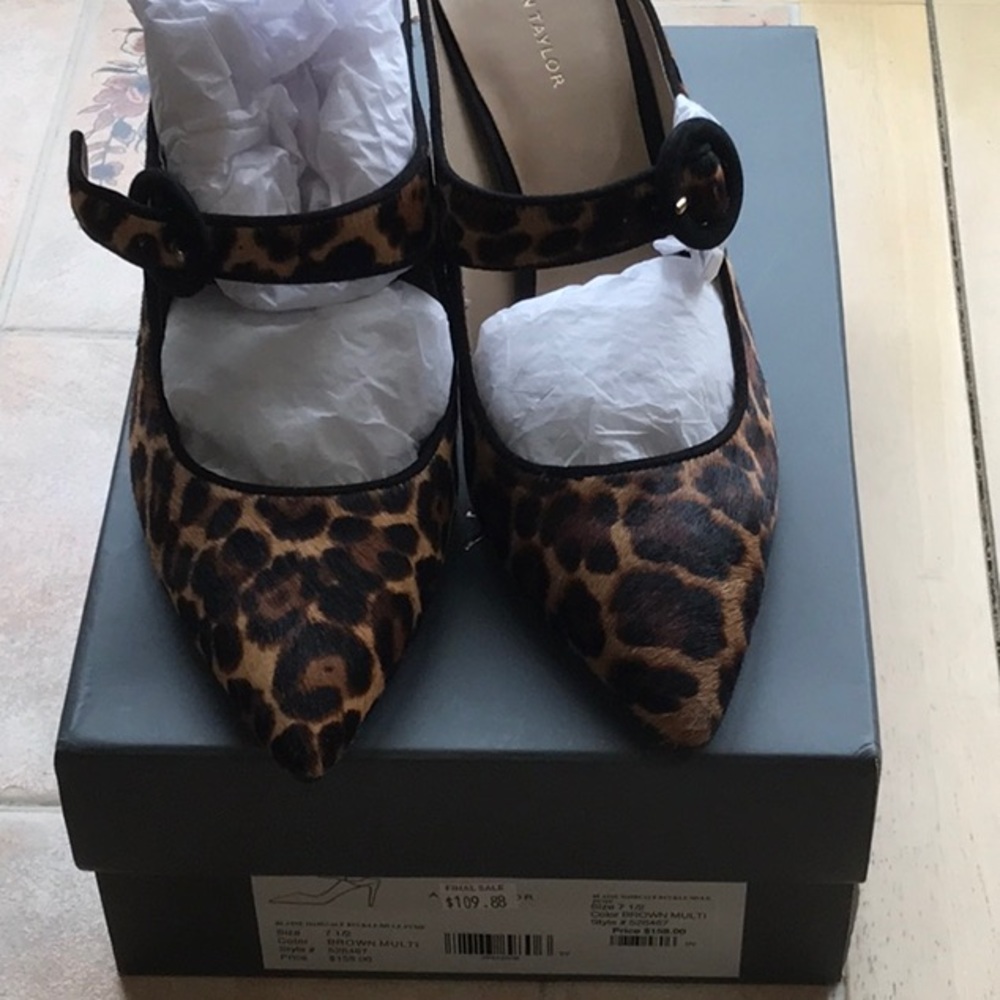 Ann Taylor dress mules